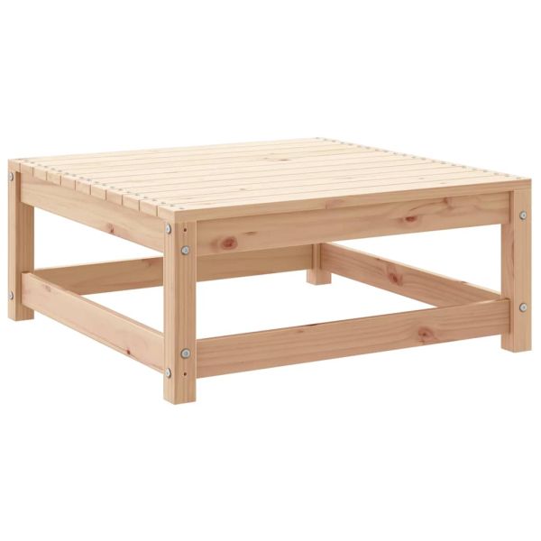 Градински лаундж комплект, 3 части, борово дърво масив