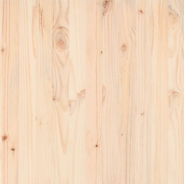 Градински лаундж комплект, 3 части, борово дърво масив