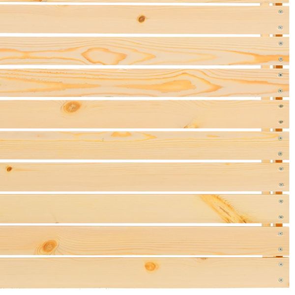 Градински средни дивани със сиви възглавници, 2 бр, бор масив