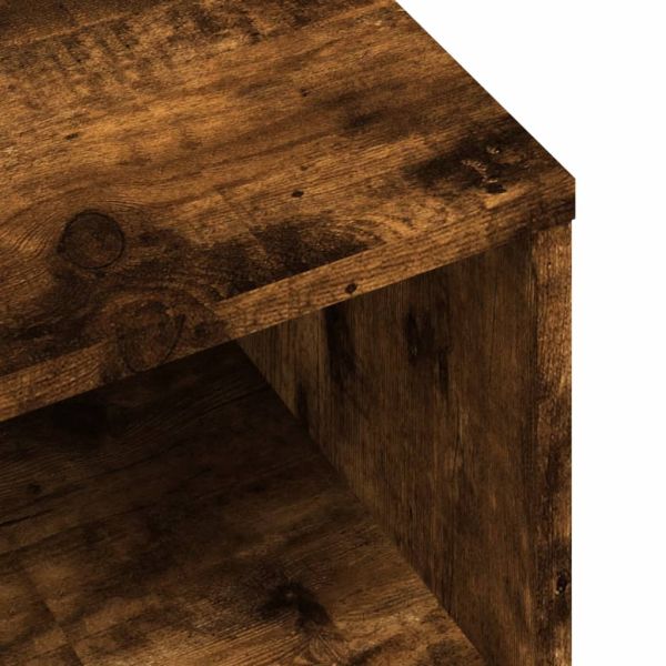 Нощни шкафчета 2 бр опушен дъб 40x30x30 см инженерно дърво
