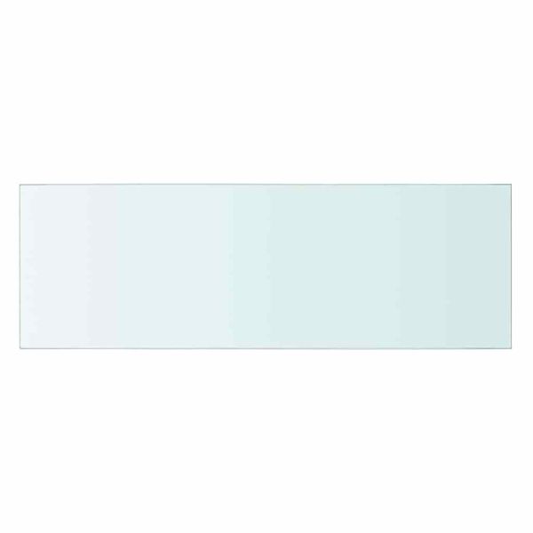 Плоча за рафт, прозрачно стъкло, 60 x 20 см