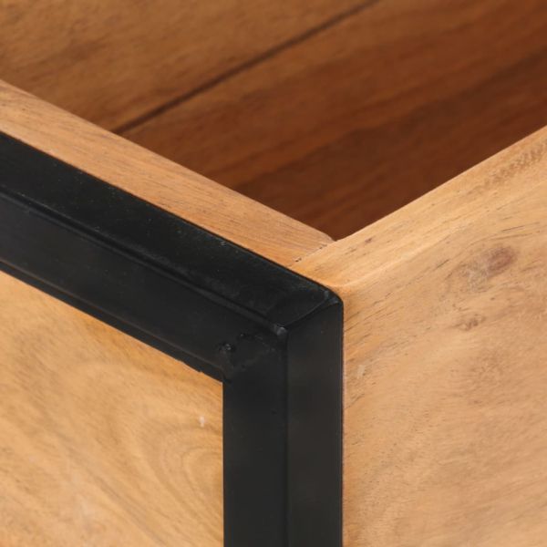 Плантер, 60x20x68 см, акациево дърво масив