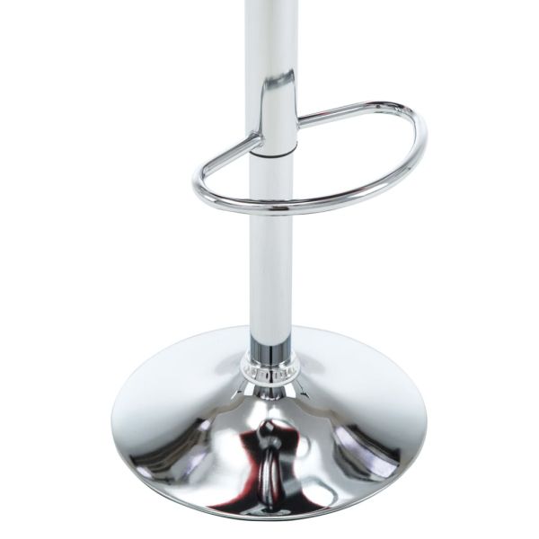 Бар табуретки, 2 бр, червени, изкуствена кожа