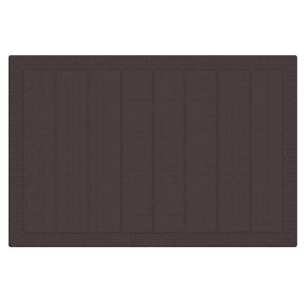 Комплект за хранене в градината 7 pcs Кафяво Ратан Polt
