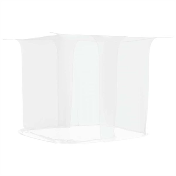 Висяща мрежа против комари 156 mesh бял 220x180x180 см