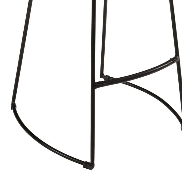 Бар комплект от 7 части масивно грубо дърво манго и метал