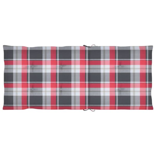 Сгъваеми градински столове с възглавници, 6 бр, акация масив