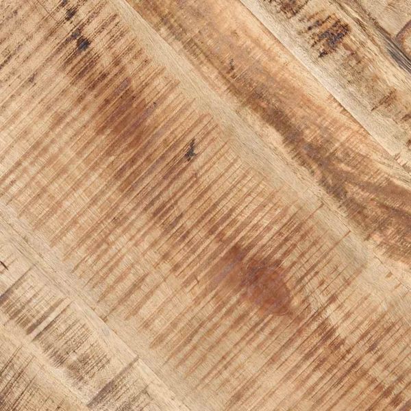 Маса за кафе, Ø68x43 см, грубо мангово дърво