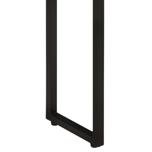 Плантер, 60x20x68 см, грубо мангово дърво