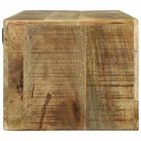 ТВ шкаф Кафяво 80 x 30 x 25 см Масивна дървесина от манго