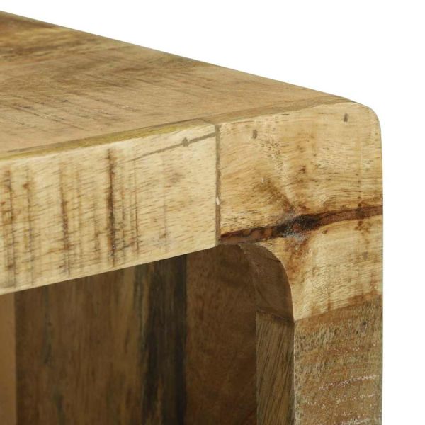 ТВ шкаф Кафяво 80 x 30 x 25 см Масивна дървесина от манго