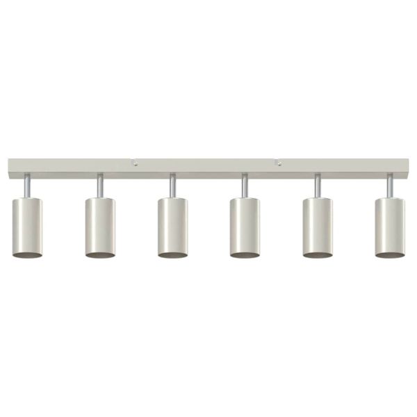 Таванен спот с прожектори Никел 73 x 6 x 16 см Метал