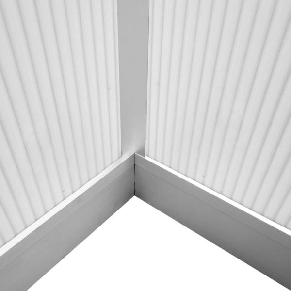 Подсилена алуминиева оранжерия с опорна рамка 6,05 м²