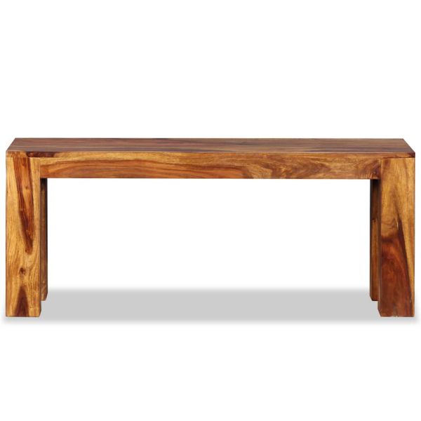 Пейка, акациева дървесина масив, 110х35х45 см