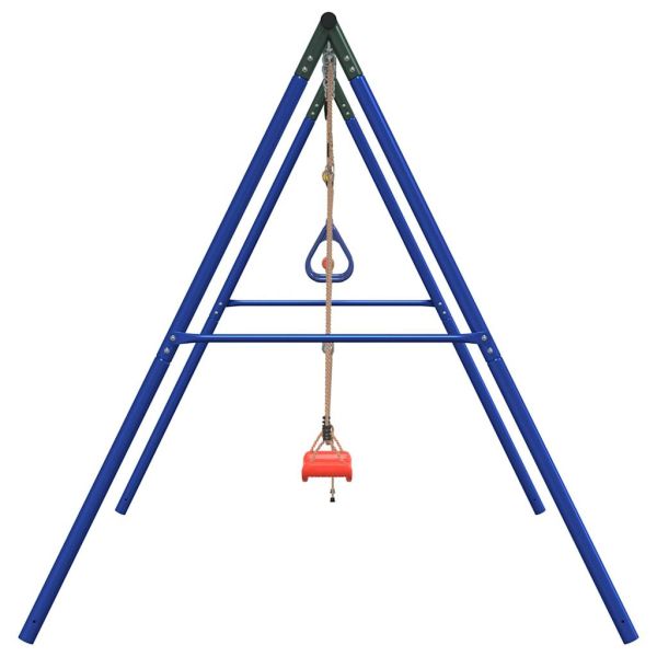 Външен комплект люлка със седалка люлка, трапец и стълба