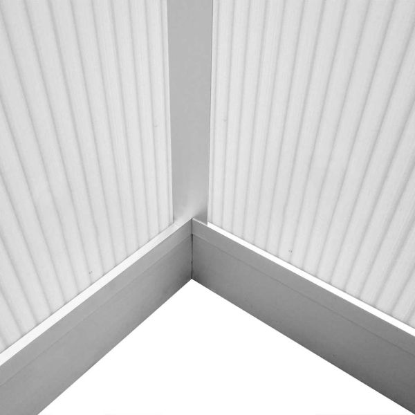 Подсилена алуминиева оранжерия с опорна рамка 9,025 м²