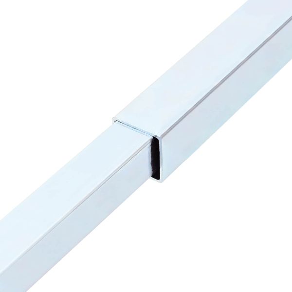 Регулируема защитна преграда за прозорци 6 pcs Сребрист Стомана