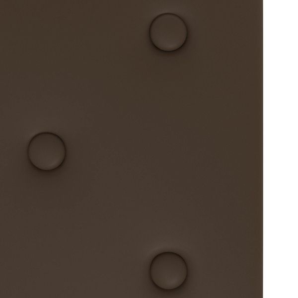 Стенно табло за легло 12 pcs Кафяво 60 x 30 cm Изкуствена