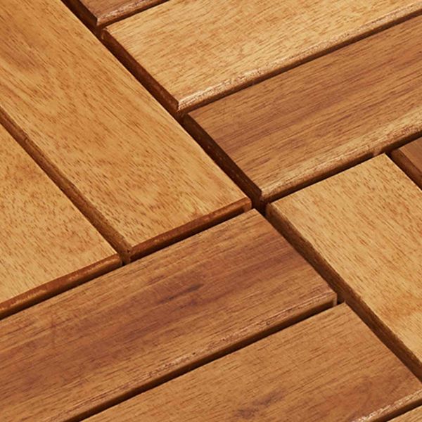 Плочка за decking 10 pcs Кафяво 30 x 30 cm Дърво от Акация