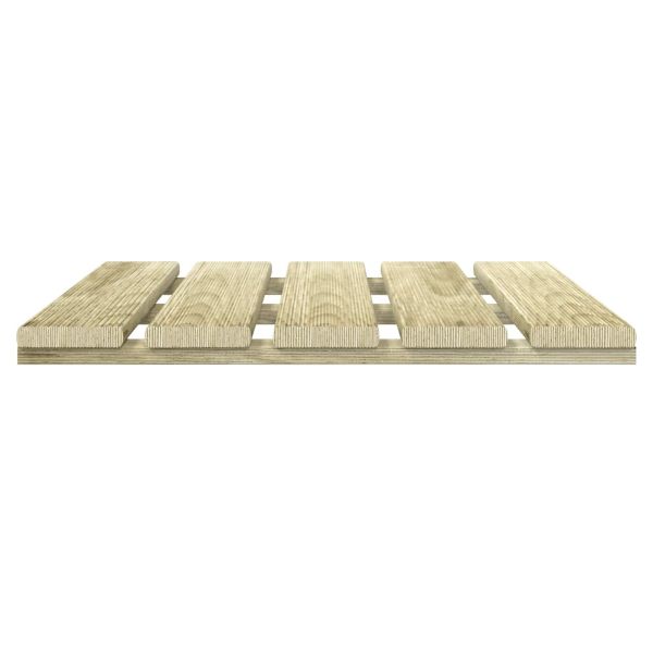 Плочка за decking 6 pcs Зелен 50 x 50 cm