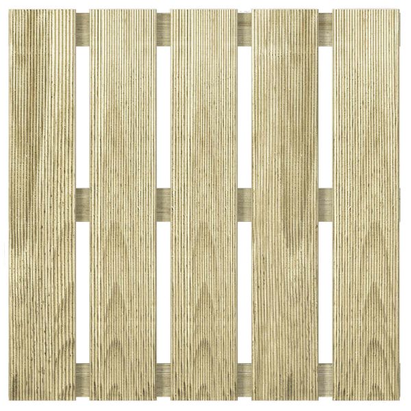 Плочка за decking 6 pcs Зелен 50 x 50 cm