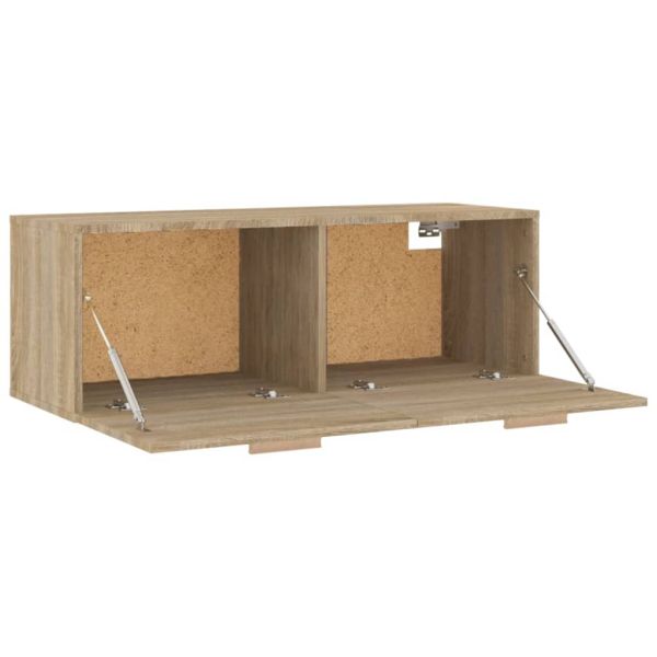 Стенен шкаф, дъб сонома, 100x36,5x35 см, инженерно дърво