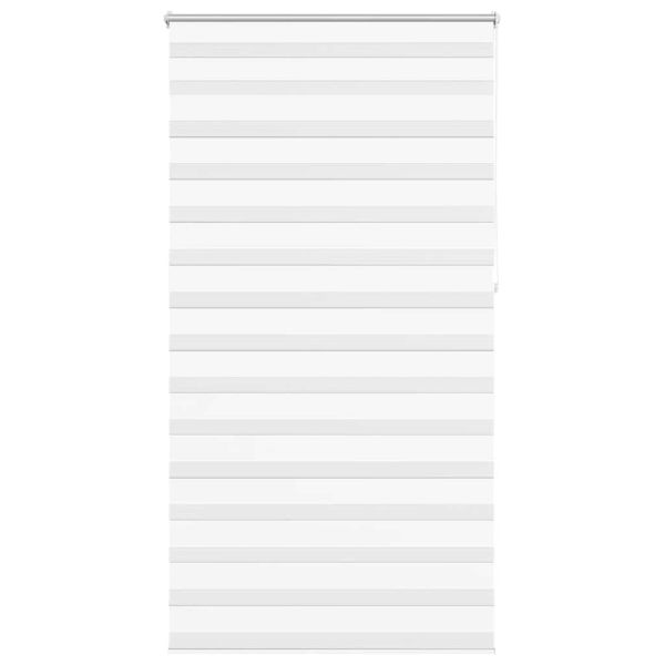 Зебра щора 120,9x230 см Ширина на плат 116,7 см бяла