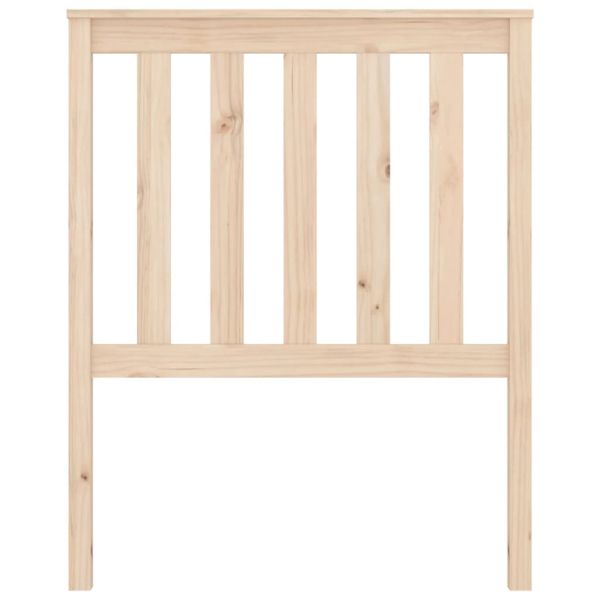 Горна табла за легло, 81x6x101 см, бор масив