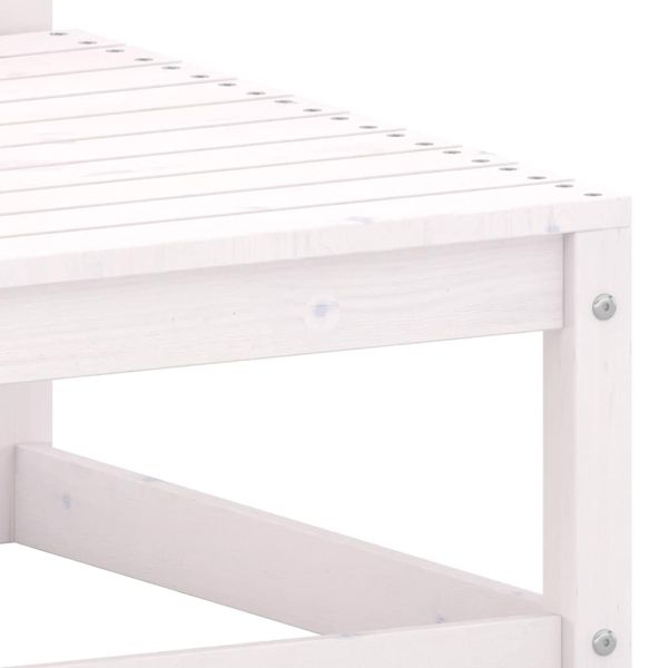 Градински средни дивани с възглавници антрацит, 2 бр, бор масив