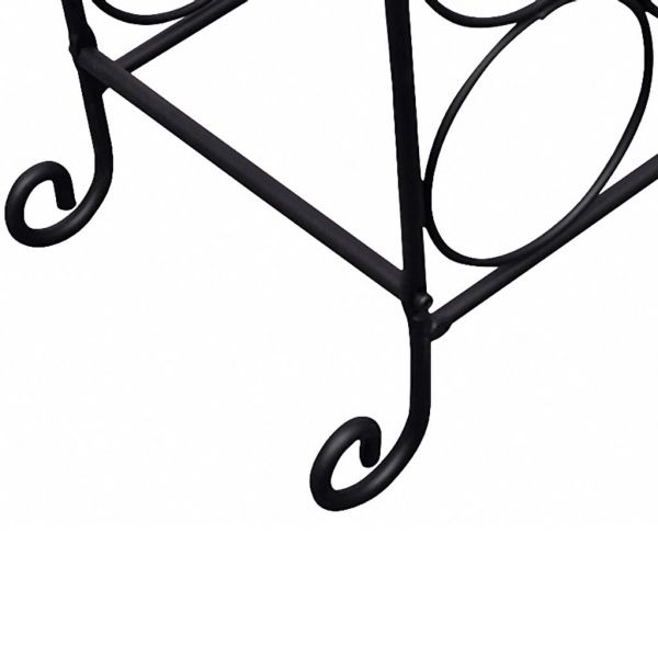 Метална стойка за вино за 21 бутилки