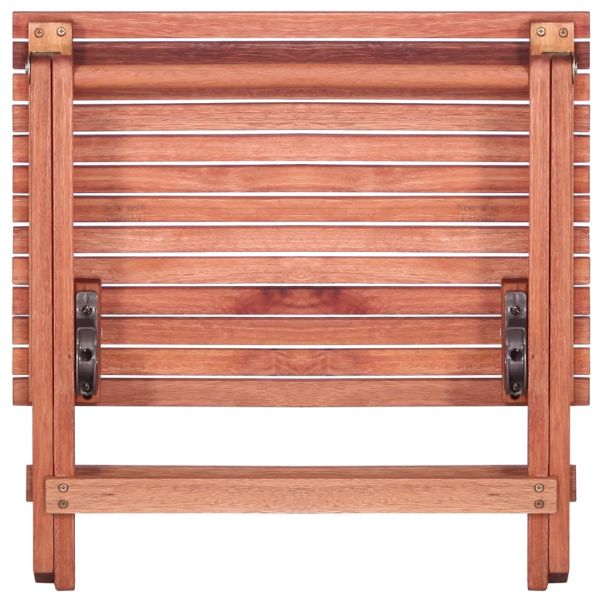 Външен трапезен комплект 4 части детски евкалиптово дърво масив