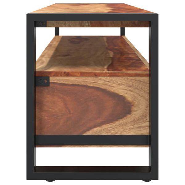 ТВ шкаф, 120x35x45 см, акациево дърво масив