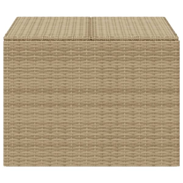 Градински сандък за съхранение, микс бежово, 291 л, полиратан