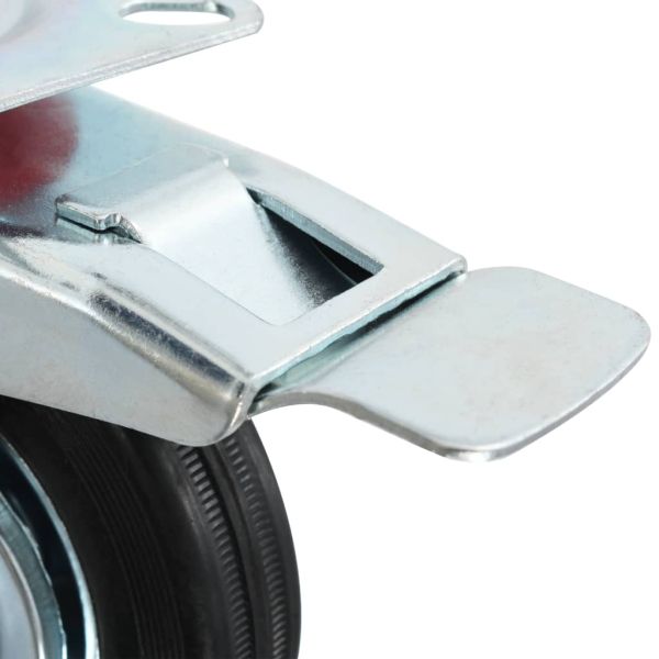 12 бр въртящи се колела, 100 мм