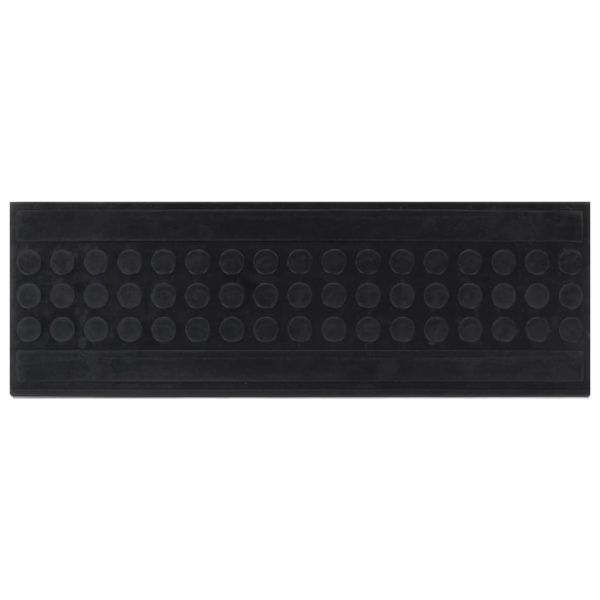 Постелки за стъпала 10 бр 25x75 см гума