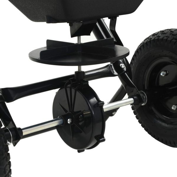 Ръчен разпръсквач за сол, PVC и стомана, 106x73x76 см, 45 л