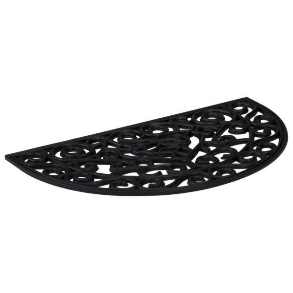 Изтривалка за врата полукръгла 45x75 см гума