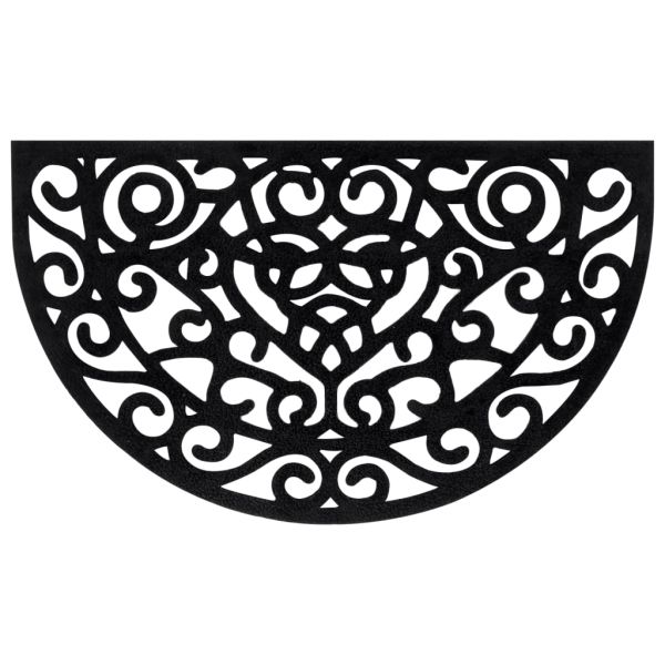 Изтривалка за врата полукръгла 45x75 см гума