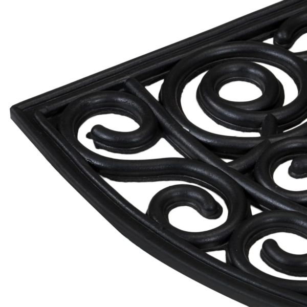 Изтривалка за врата полукръгла 45x75 см гума