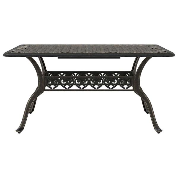 Комплект за хранене в градината 7 pcs Бронзов Алуминий