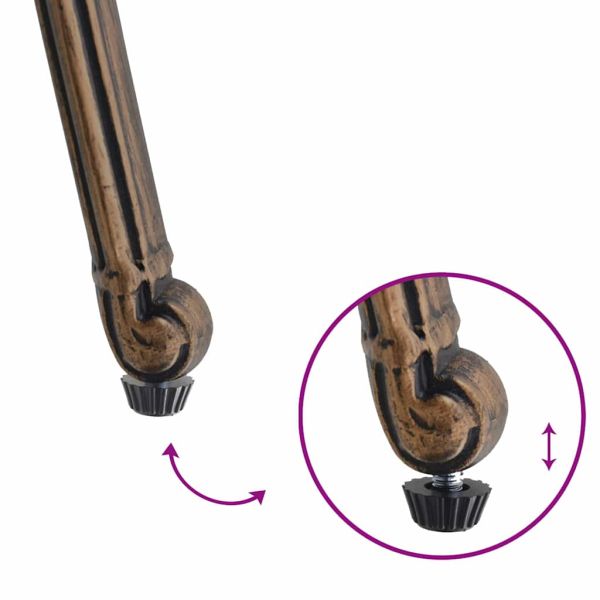 Комплект за хранене в градината 7 pcs Бронзов Алуминий