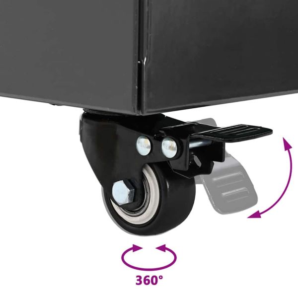 Основа за чадър Антрацит 45 x 45 x 45 cm Стомана