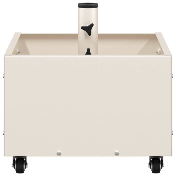 Основа за чадър Бяло 45 x 45 x 45 cm Стомана