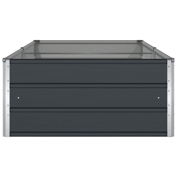 Кашпа Антрацит 195 x 100 x 45 см Галванизирана стомана