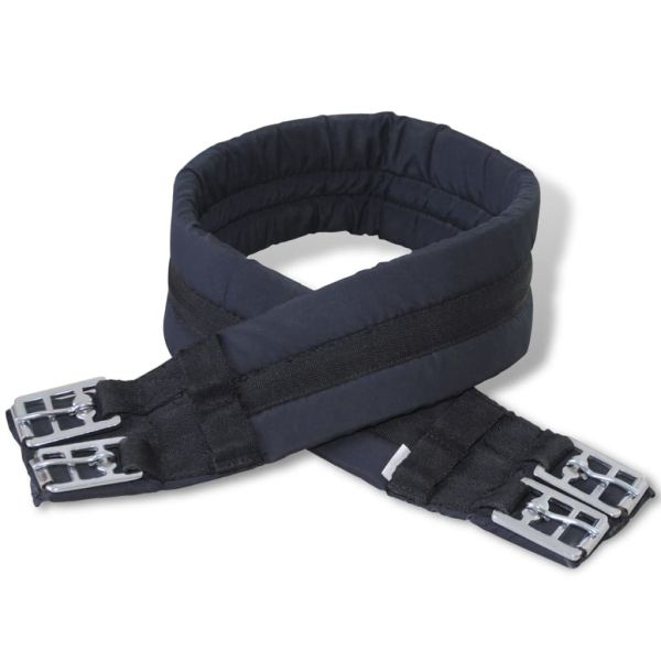 К-т за яздене със седло от естествена кожа, черен 17,5", 18 см, 5 в 1