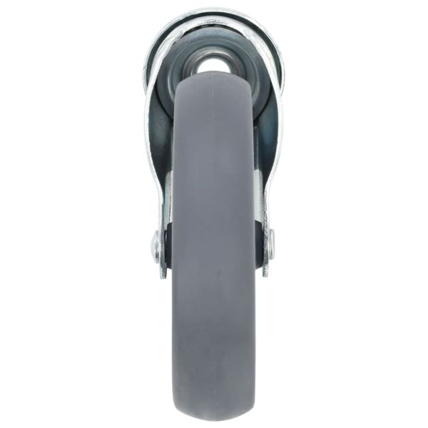 24 бр въртящи се колела с отвори за болт, 125 мм