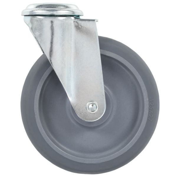 32 бр въртящи се колела с отвори за болт, 125 мм