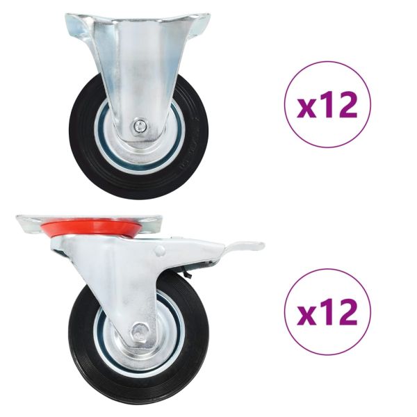 24 бр колела, 100 мм