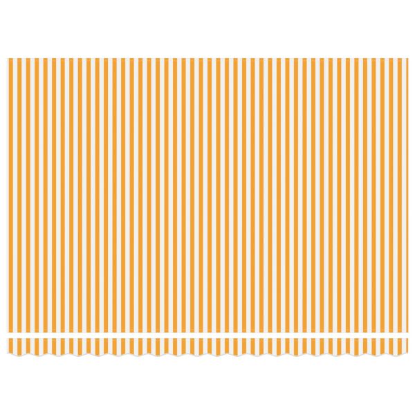 Ръчен изтеглящ сенник с LED светлини 4,5 × 3 m