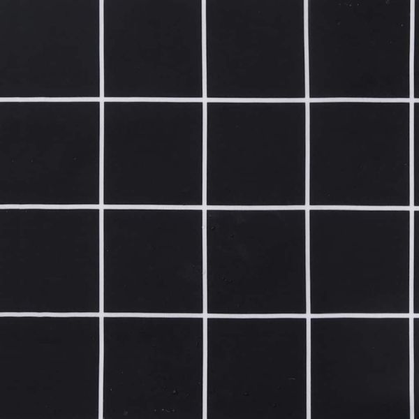 Възглавници за градински столове 4 бр черно каре 40x40x4см плат